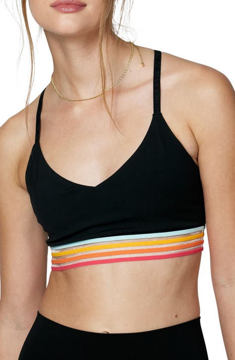 SPANX Lamn Active Seamless Crop Top Very Black MD at  Women's  Clothing store