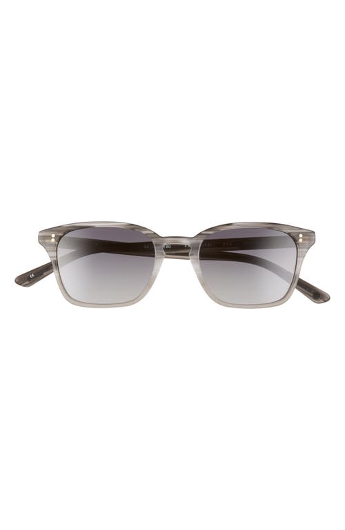 Fuller 50mm Polarized Rectangular Sunglasses in Matte Grey