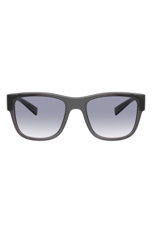 Dolce & Gabbana 54mm Gradient Square Sunglasses in Grey/Blue Gradient