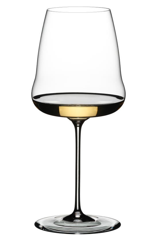 Shop Riedel Winewings Chardonnay Glass In Clear