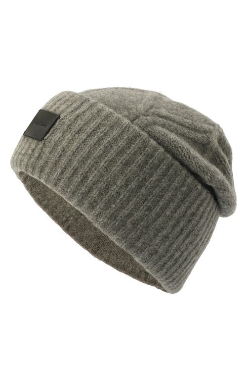 ALLSAINTS ALLSAINTS BRUSHED WOOL CABLE BEANIE 