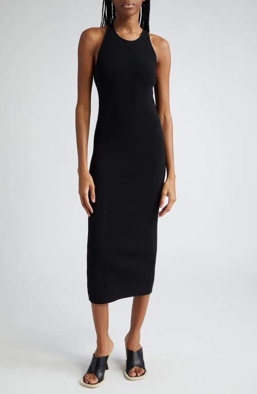 A. L.C. Kit Pointelle Detail Dress Black at Nordstrom,