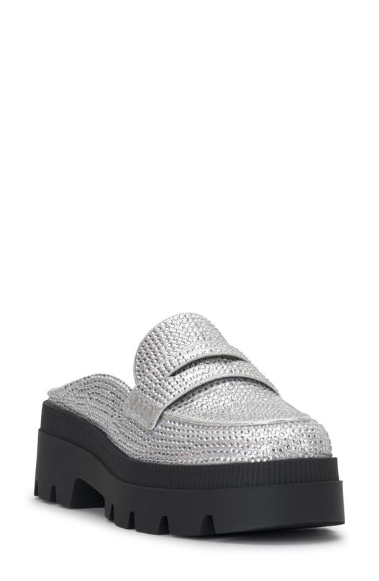 Shop Jessica Simpson Uma 2 Platform Mule In Silver