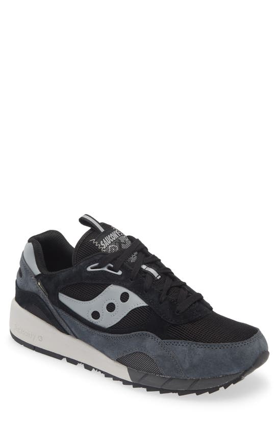 Saucony Shadow 6000 Gore-tex® Waterproof Sneaker In Black