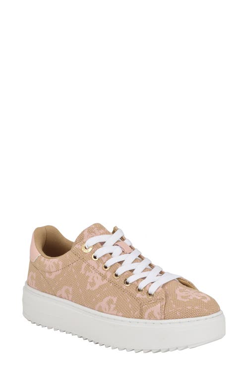 GUESS Denesa Platform Sneaker Light Pink at Nordstrom,