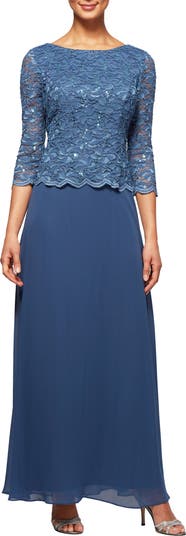 Alex Evenings Mock Two Piece Gown Nordstrom