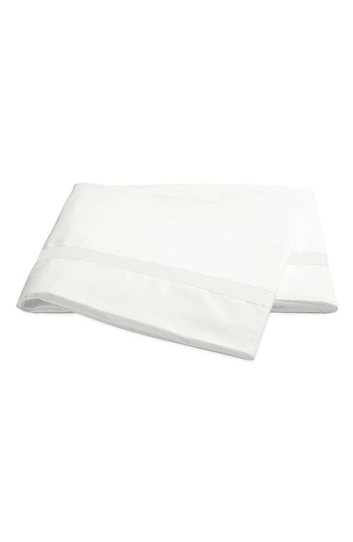 Matouk Lowell 600 Thread Count Flat Sheet In Bone/bone