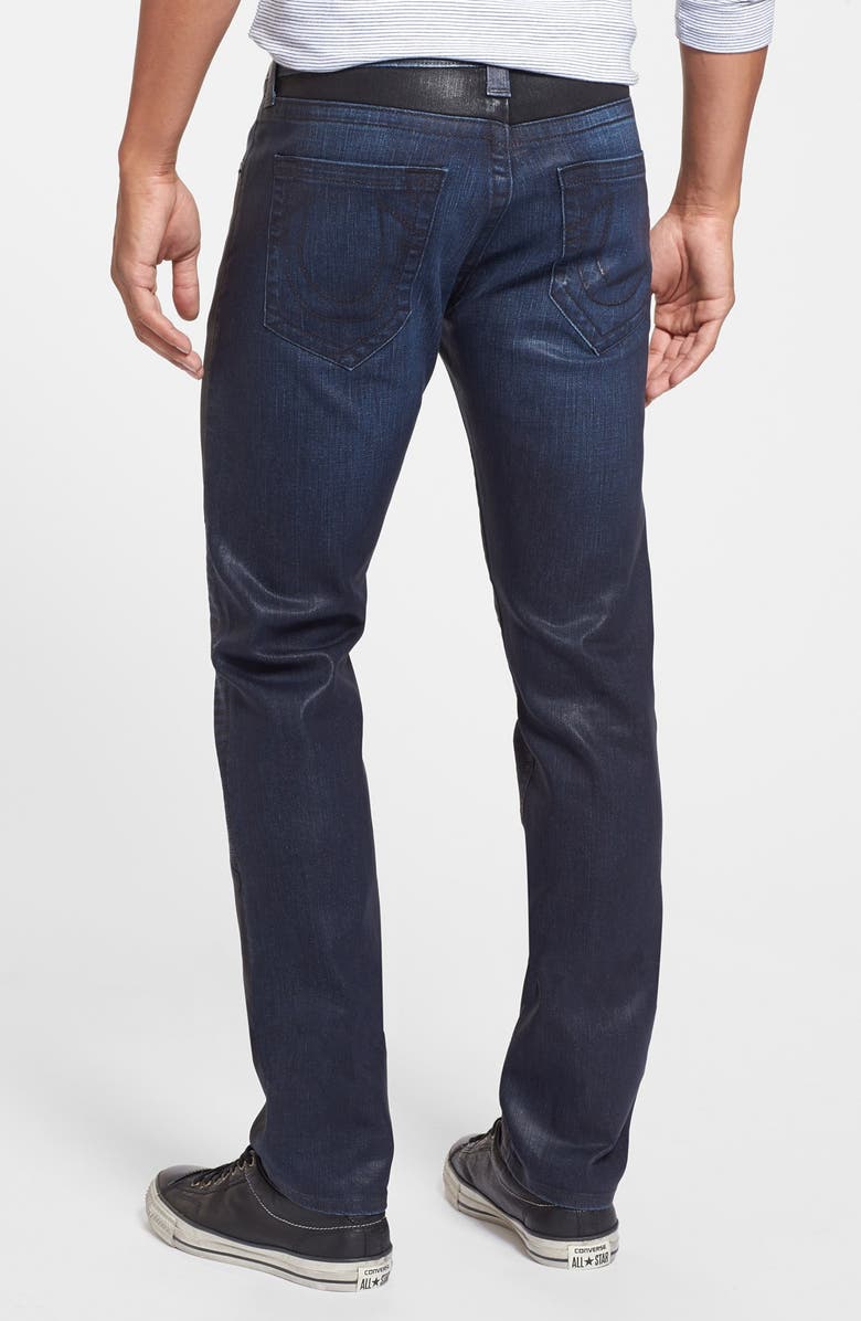 True Religion Brand Jeans 'Rocco' Slim Fit Moto Jeans (Late Nights ...