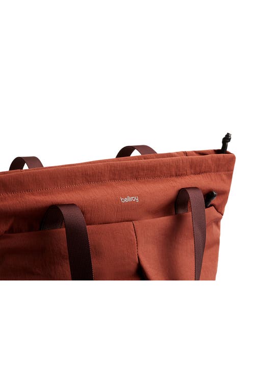 Shop Bellroy Lite Totepack Backpack In Clay