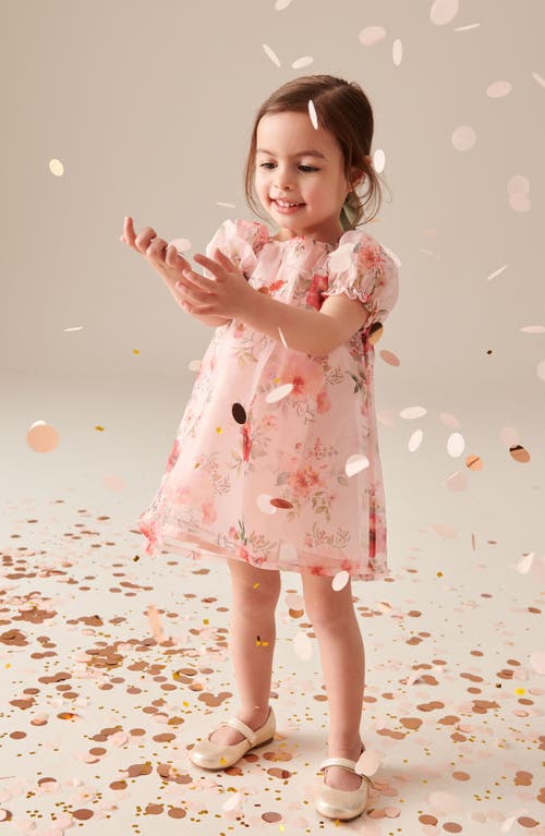 Shop Next Kids' Organza Dress In Pink