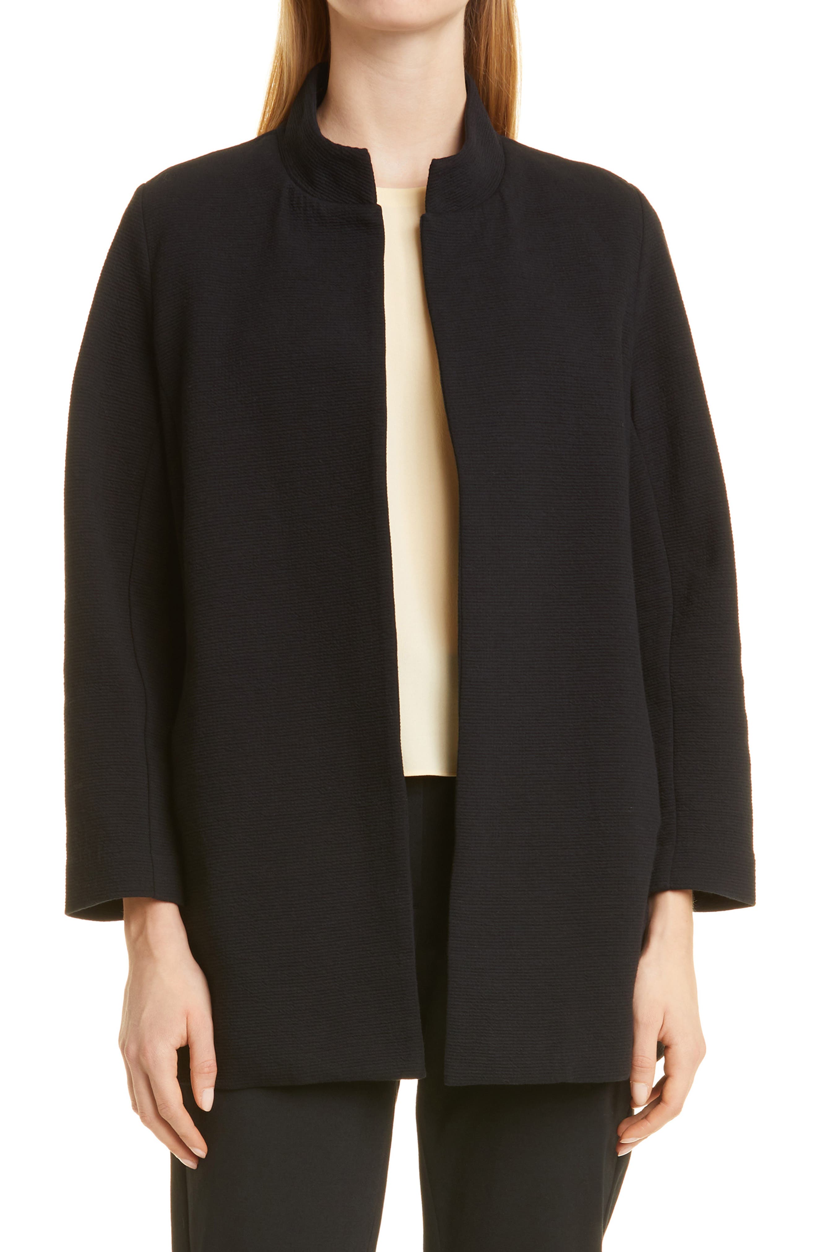 eileen fisher plus size coats