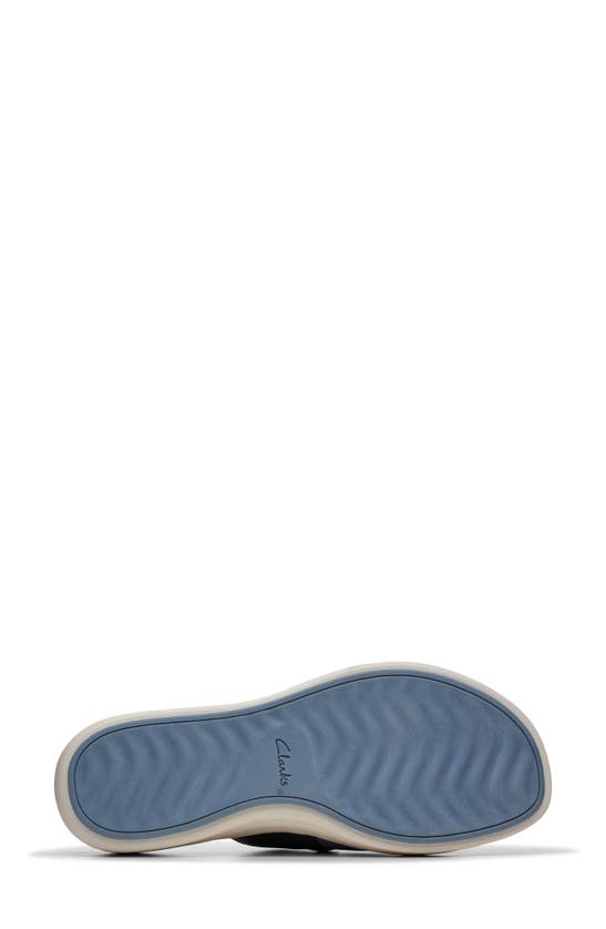 Shop Clarks ® Drift Buckle Slide Sandal In Denim Combi