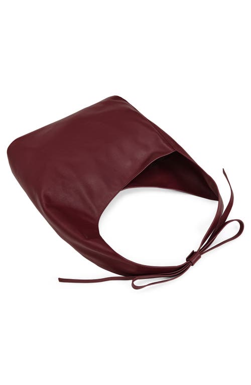 Reformation Medium Vittoria Leather Tote In Cremisi