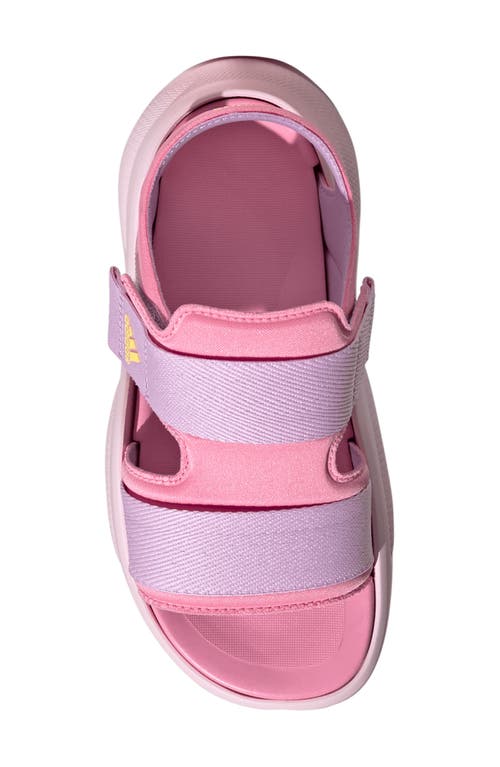 Shop Adidas Originals Adidas Kids' Mehana Water Friendly Sandal In Bliss Pink/spark/bliss Lilac