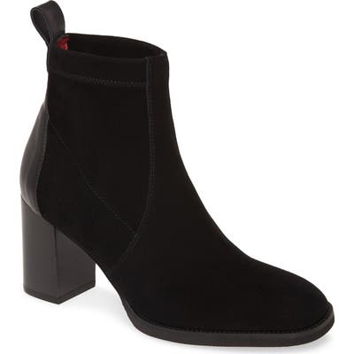 Pas De Rouge Chantal Stretch Bootie, Black