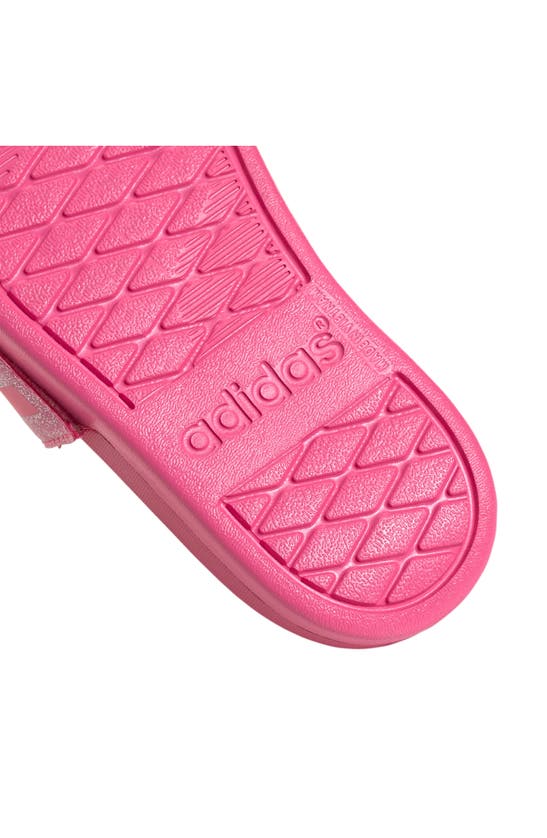 Shop Adidas Originals Kids' Adilette Comfort Slide Sandal In Pulse Magenta/ Bliss Pink