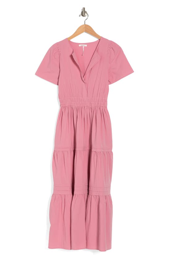 Stitchdrop Tempe Cotton Maxi Dress In Vintage Pink