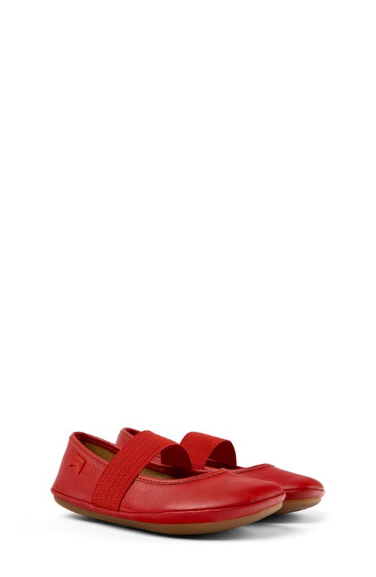 Camper Kids' Right Mary Jane Ballet Flat In Bright Red