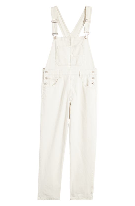 Free People We The Free Ziggy Denim Dungarees In Parchment