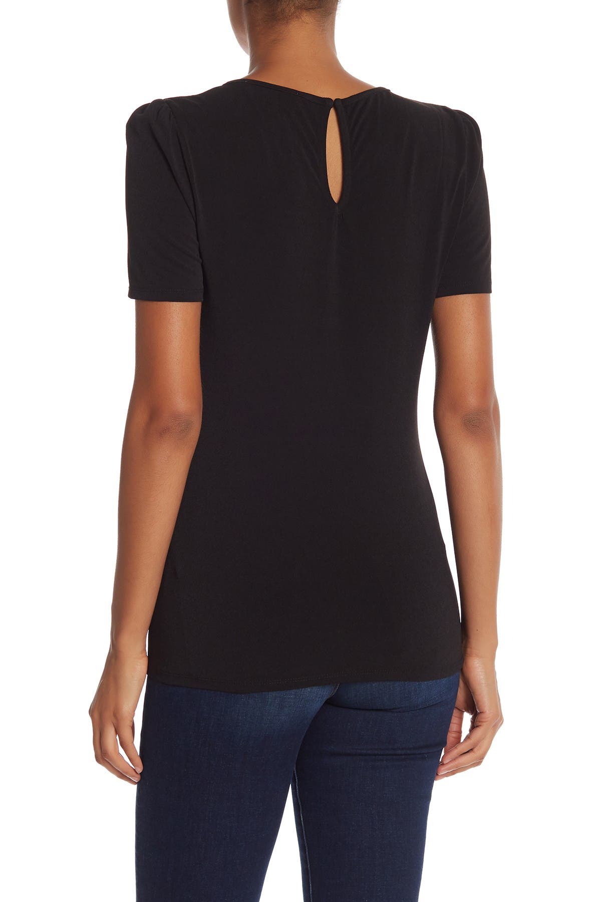 Philosophy Apparel | Short Sleeve Crepe Knit Top | Nordstrom Rack