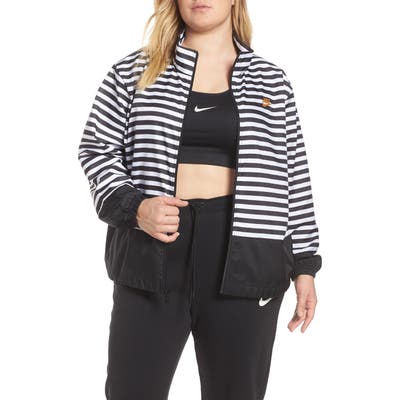 Plus Size Nike Womens Nsw Woven Track Jacket, White