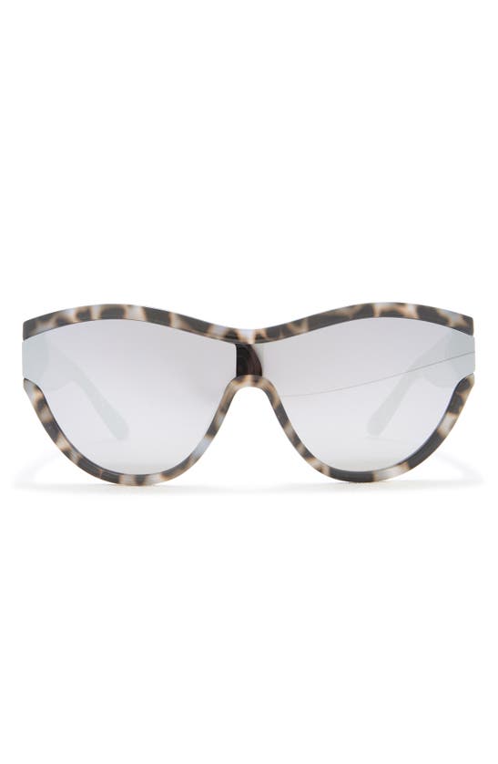 Vince Camuto Shield Cat Sunglasses In Neutral