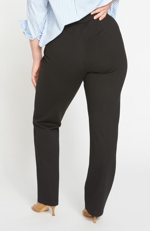 Shop Universal Standard Smart Elastic Waist Ponte Pants In Black