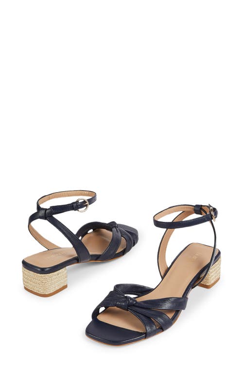 Lk Bennett Peyton Espadrille Heel Sandal In Blu-navy