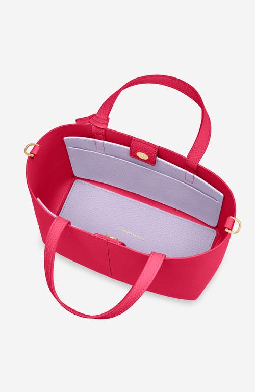 Shop Maison De Sabre Maison De Sabré Soft Small Tote In Fuchsia Lavender