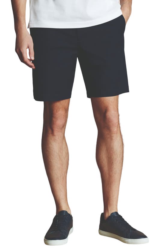 Shop Charles Tyrwhitt Cotton Shorts In Dark Navy