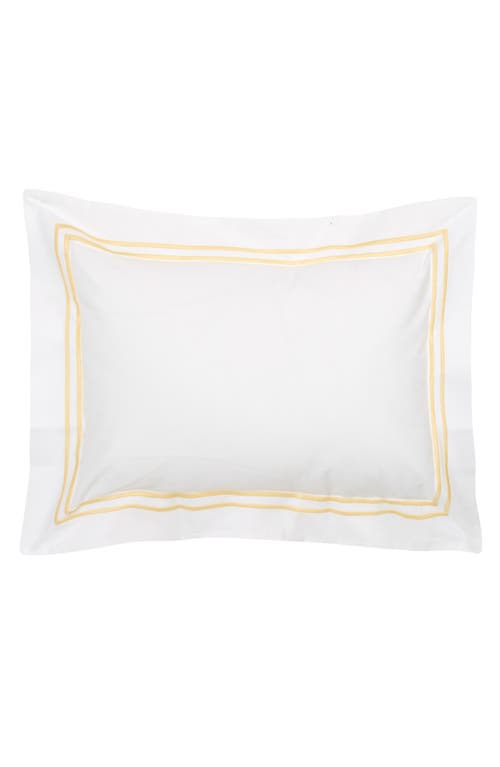 Sferra Grande Hotel Boudoir Sham In White/banana