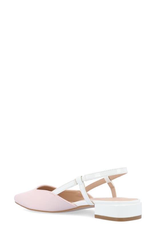 Journee Collection Paislee Slingback Pump In Pink