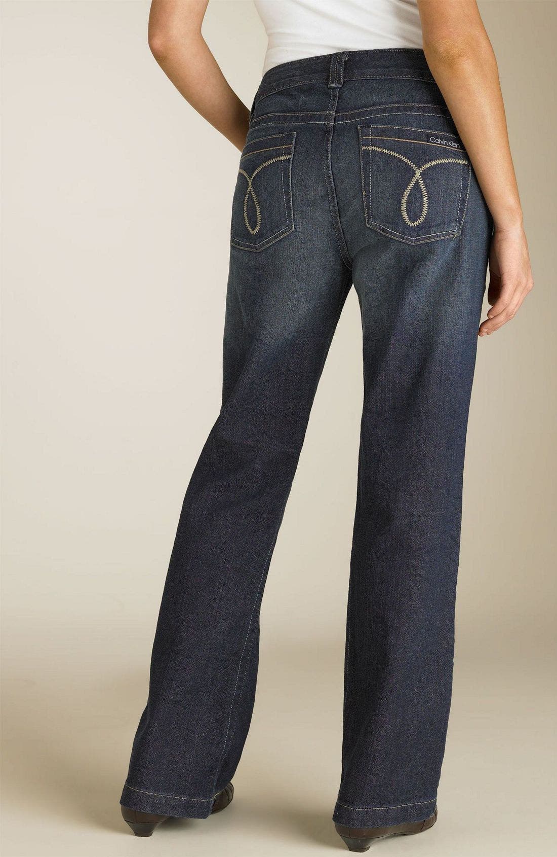 calvin klein wide leg jeans