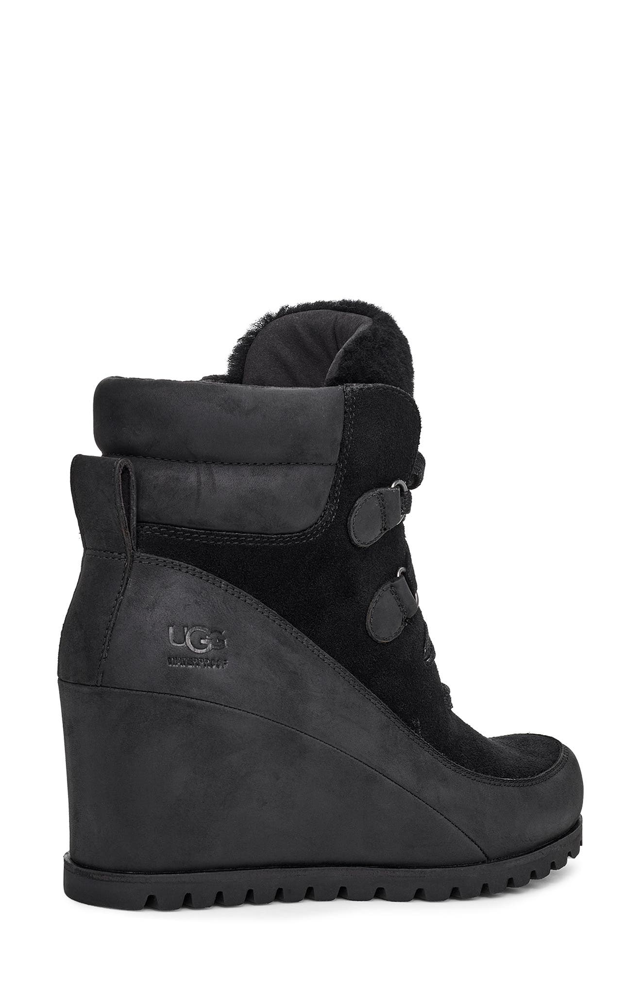 insulated wedge boots