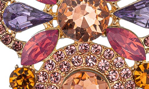 Eye Candy Los Angeles Dawn Statement Earrings In Gold