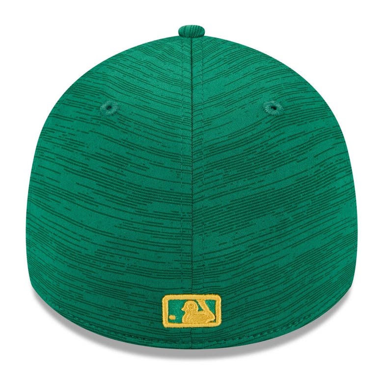 Shop New Era Green Oakland Athletics 2024 Clubhouse 39thirty Flex Fit Hat