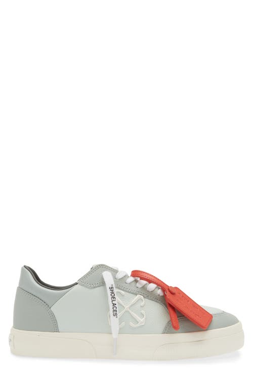 Shop Off-white New Low Vulcanized Sneaker In Greyish Green