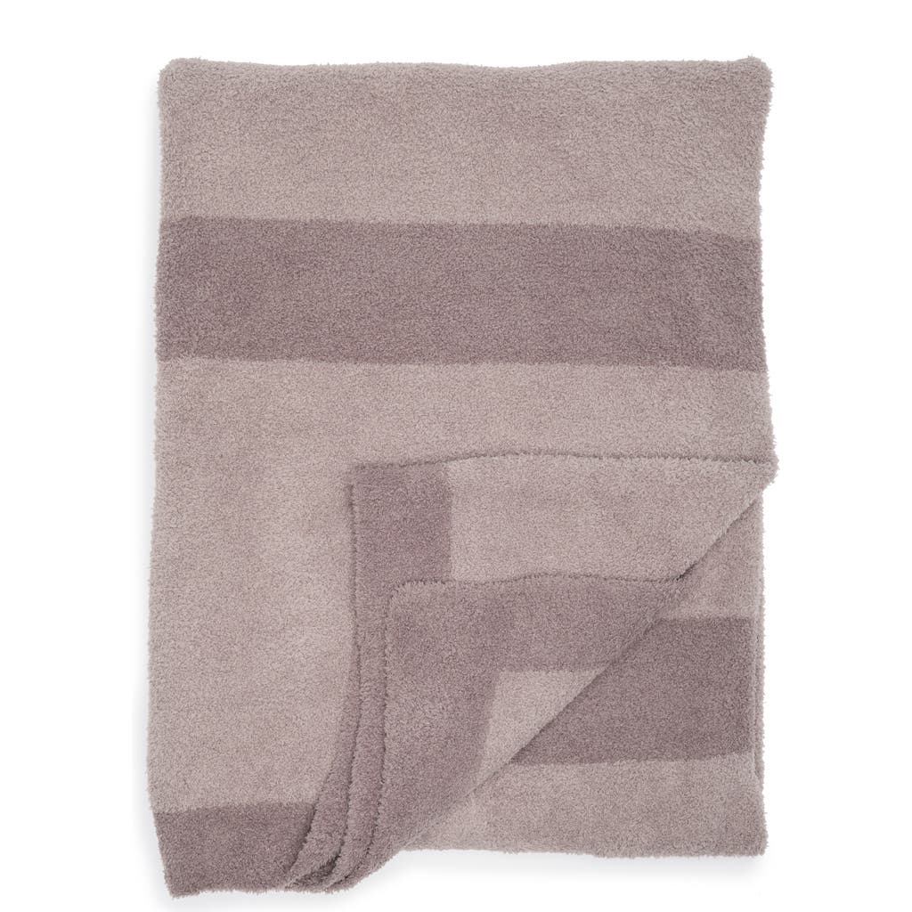Barefoot Dreams Cozychic Block Blanket In Beach Rock