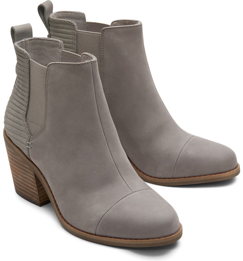 TOMS Everly Chelsea Boot, Main, color, GREY