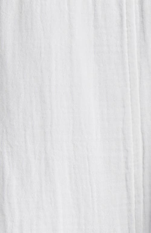 Caslonr Caslon(r) Cotton Gauze Utility Jacket In White