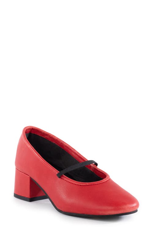 Seychelles Diamond Mary Jane Heels In Red