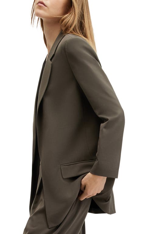 Allsaints Aleida Tri Blazer In Tarmac Green