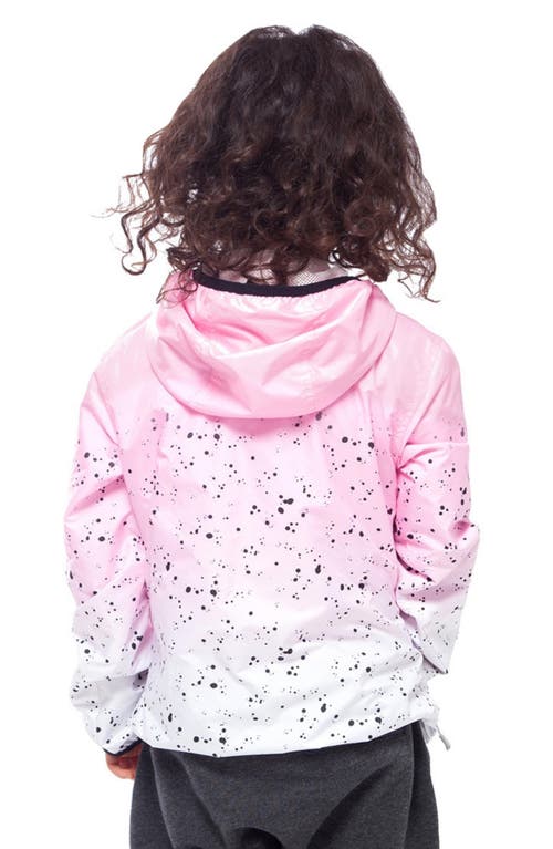 Shop Rokka&rolla Kids' Lightweight Lined Windbreaker In Cotton Candy Space