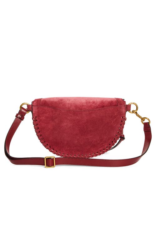 Isabel Marant Skano Xo Capsule Suede Belt Bag In Raspberry
