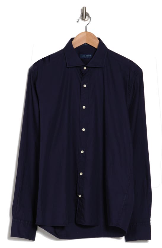 Peter Millar Sojourn Garment Dye Cotton Sport Shirt In Barchetta