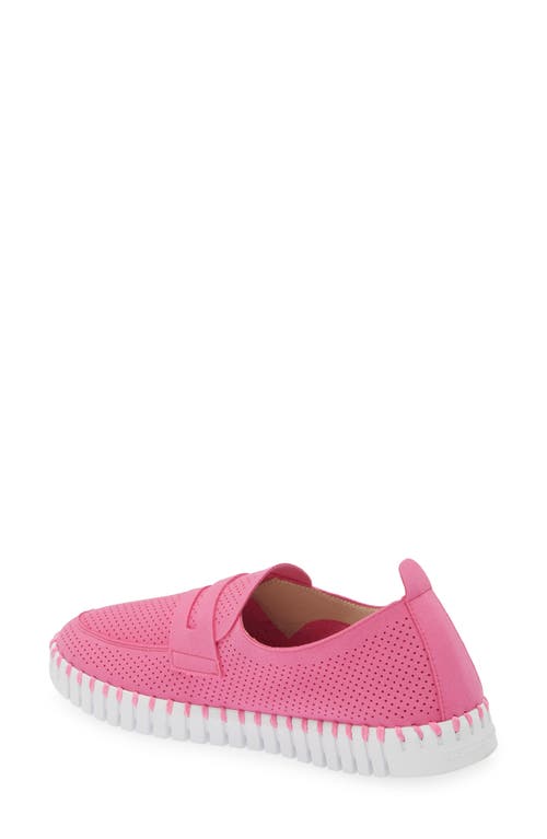 Ilse Jacobsen Tulipu Penny Loafer In Rose Violet