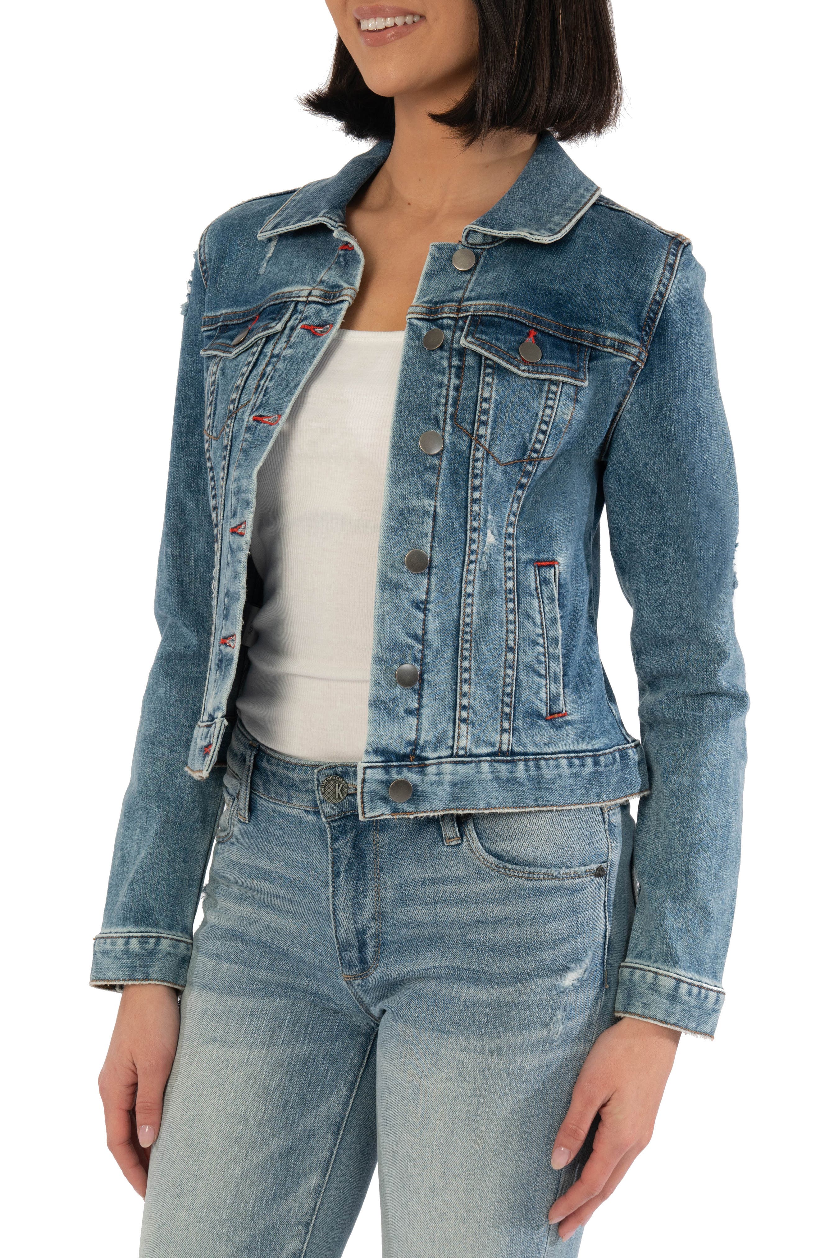 KUT from the Kloth Amelia Denim Jacket 