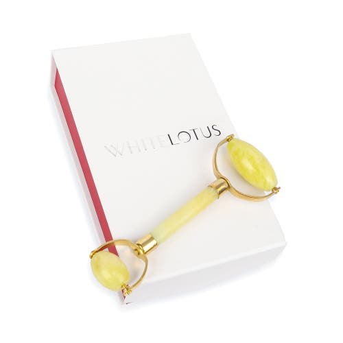 WHITE LOTUS BEAUTY WHITE LOTUS BEAUTY PREMIUM DOUBLE JADE ROLLER 