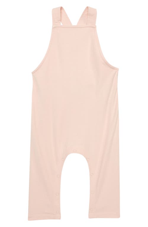 Nordstrom Everyday Grow with Me Organic Cotton Overalls in Pink Peach