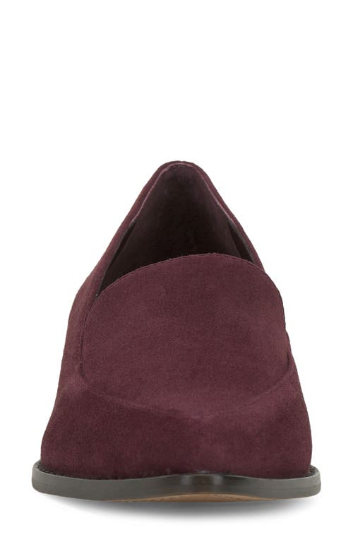 Shop Vince Camuto Becarda Pointed Toe Loafer In Petite Syrah